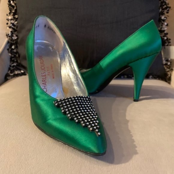 Jourdan Satin Pumps (Floor Sample)